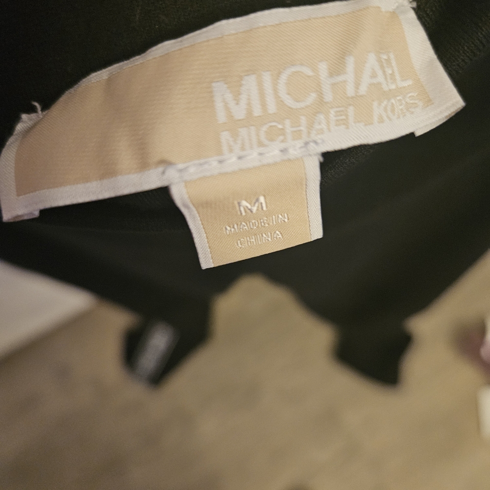 Michael Kors Womens Black Logo Leggings - Picture 3 of 3